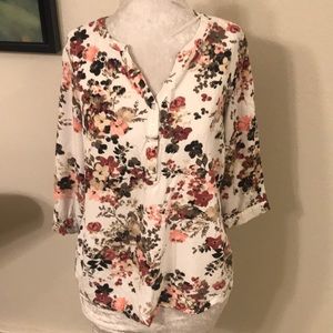 XL Croft&Barrow 3/4 Sleeve Shirt
